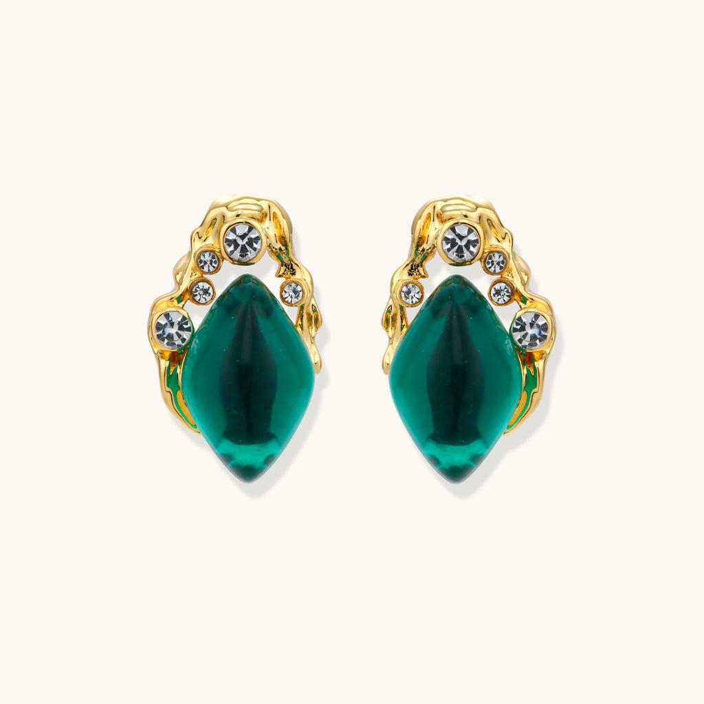 Emerald Mystique Studs