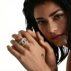 Chain Link Statement Ring