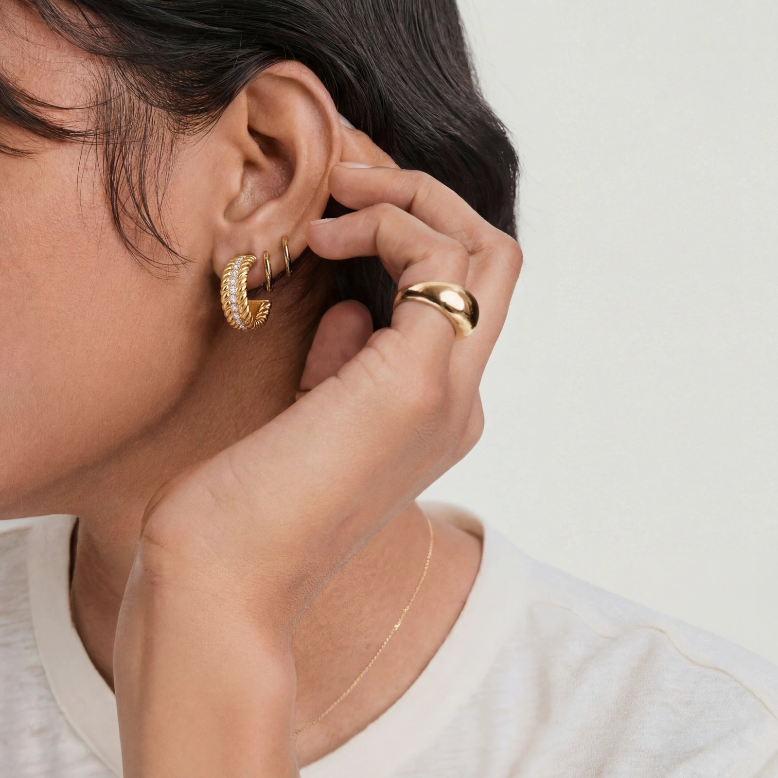 Twisted Confidence Hoops