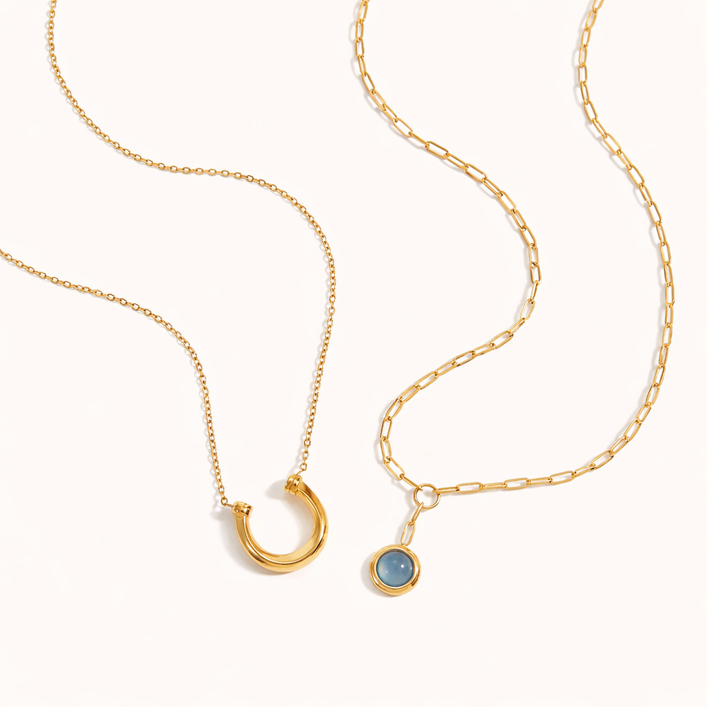 The Solstice Blue Pendant Set