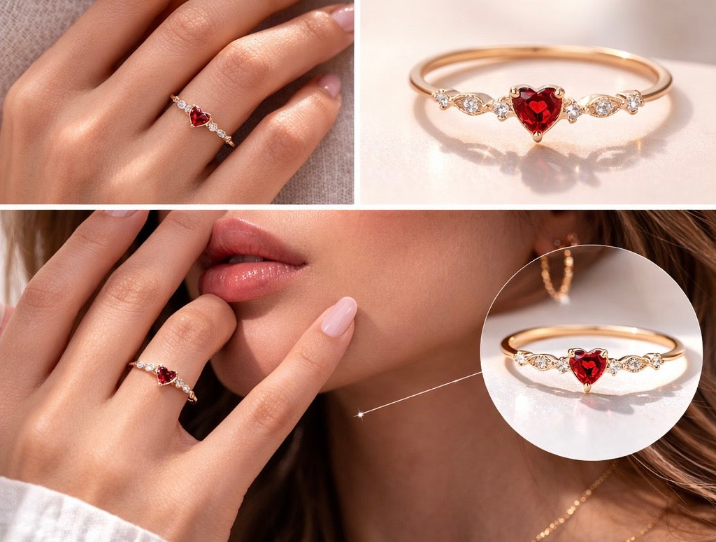Amara Heart Ring