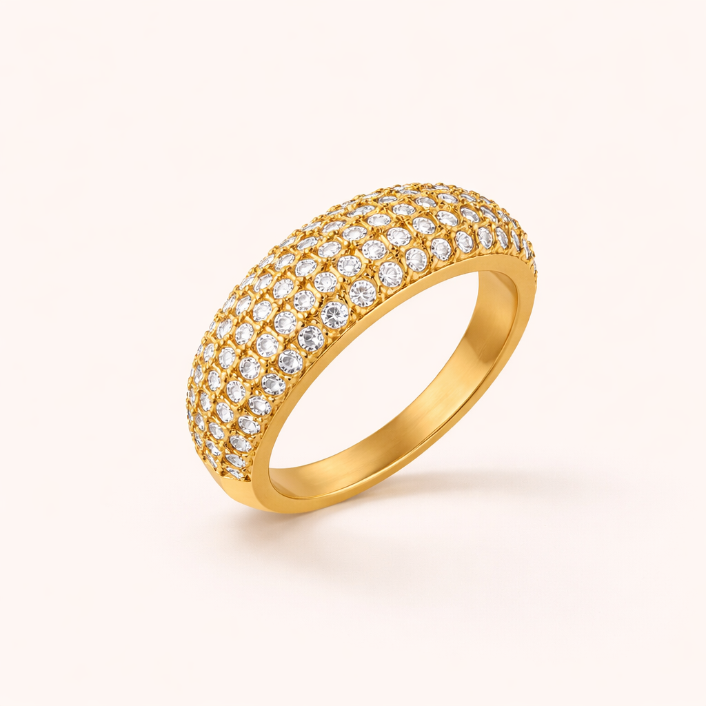 Czech Diamond Dome Ring