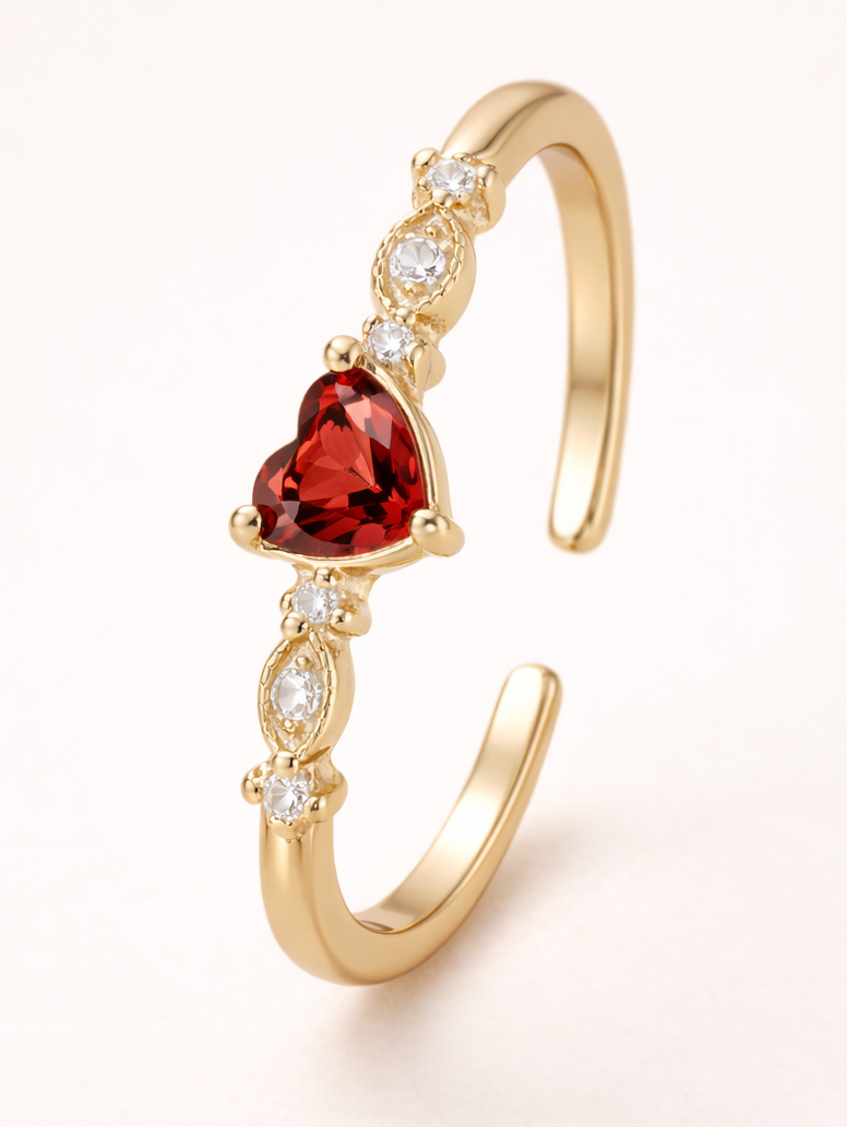 Amara Heart Ring