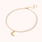 🌙 Moonlit Pearl Necklace